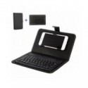 Teclado inalámbrico Bluetooth portátil Delgado Universal Mini funda para teclado para tableta portátil Smartphone iPad soport...