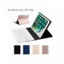 Funda de cuero para Apple iPad Pro 10,5 teclado inalámbrico Bluetooth + funda delgada de cuero PU con soporte de Folio inteli...