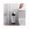 Cepillo y soporte de inodoro TPR, utensilios cepillo de limpieza de drenaje rápido para inodoro, hogar, WC, juegos de accesor...