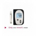 Accu-medidor de glucosa en sangre, tiras de prueba, equipo para medir la glucosa para diabéticos, monitor de azúcar en sangre, m
