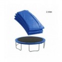 Cubierta protectora lateral Universal para cama elástica, almohadilla de seguridad de repuesto, cubierta de resorte azul de PVC,