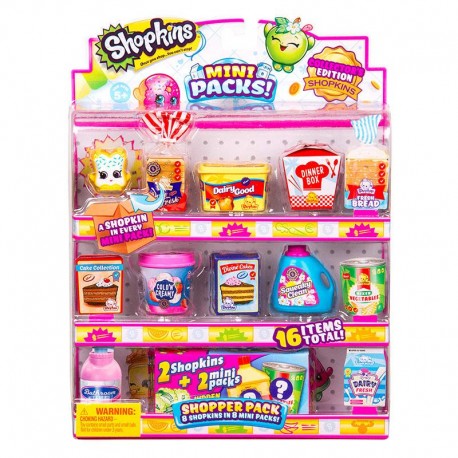 Shopkins Pack De 8 Piezas De Juguete De Supermercado El Container