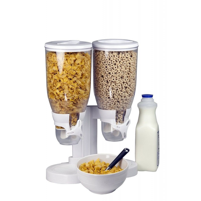 Dispensador de cereales - doble - Ø 12 cm