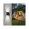 Lámpara LED de pared para exteriores, luz impermeable de estilo nórdico moderno para interiores, sala de estar, porche, jardí...