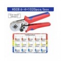 Herramientas de prensado de terminales tubulares mini alicates eléctricos HSC8 10SA 0,25-10mm2 23-7AWG 6-4A/6-6A 0,25-6mm2 co...