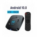 Transpeed-TV Box con Android 10,0, asistente de voz, 6K, 3D, Wifi, 2,4G y 5,8G, 4GB de RAM, 32G, 64G, reproductor multimedia, ca