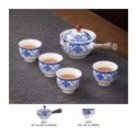 Juego de té hecho a mano con forma de flor, exquisita tetera de piedra, ceremonia china, regalo, taza de té de GungFu, único ...