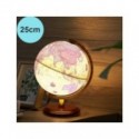Mapa del mundo de la tierra LED para decoración de escritorio, lámpara de mesa Retro giratoria de 360 grados, mapa de la geog...