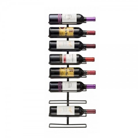 Rack metálico para 9 botellas de vino Muebles