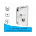 Tabla de dibujo A3 portátil, con movimiento paralelo, ángulo ajustable, herramientas de dibujo y pintura artística Internacional