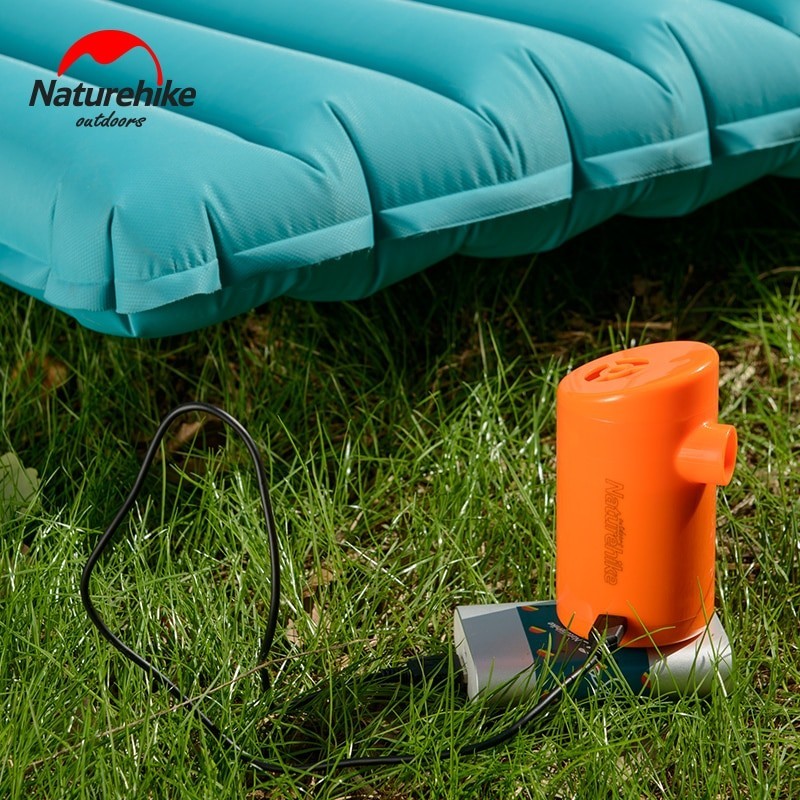 Naturehike-minibomba inflable con carga USB para dormir, colchón de aire, almohadas, barcos inflables, inflador de peso más l...