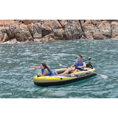 Bote Inflable FISHMAN 350 + Remos + Inflador 07210-1 Outdoor
