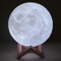 Lampara luna led 3D Iluminación