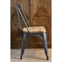 Sillas Tolix OAK Metal. Pack 4 Unidades Sillas Modernas Tipo Eames DSW