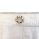 Forro de cortina de baño traslucida 180x180 cm. Marca Palermo Inicio