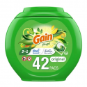 Detergente Gain Pods Flings Original 42 Unidades Artículos de Aseo y Limpieza