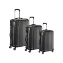 Set 3 maletas ABS carbon con giro 360° color a elección Maletas