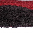Alfombra Shaggy Roma 50x90 Círculos Rojo Alfombras